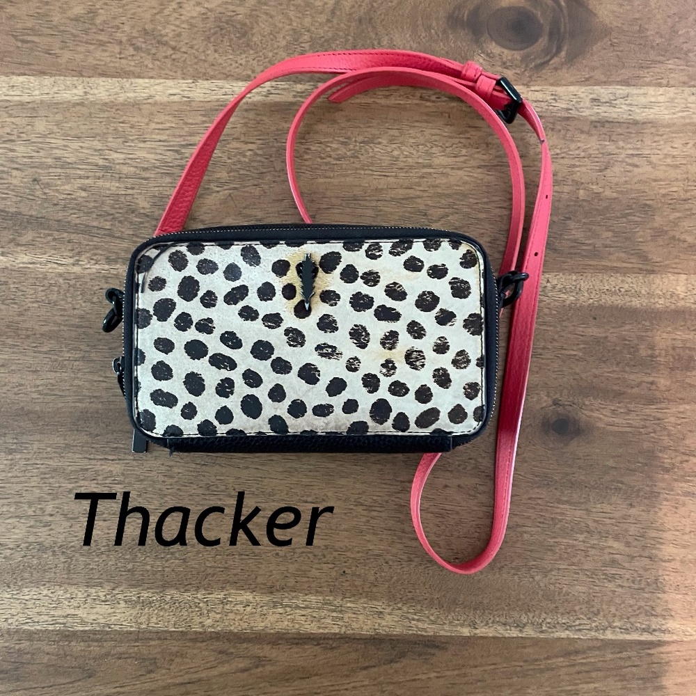 Thacker crossbody leather bag